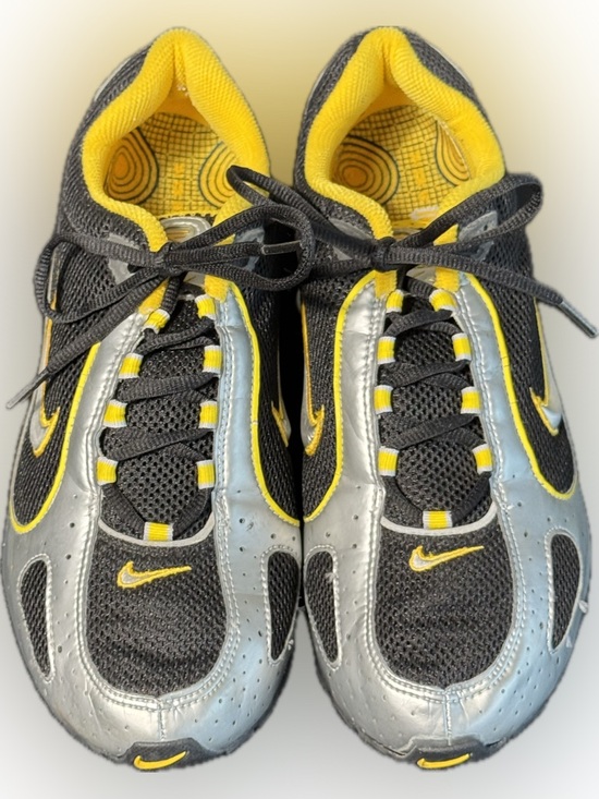 Nike Other - Nike Shox Turbo Black Silver Yellow Running Shoes Men’s 10.5